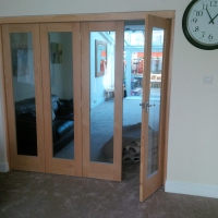 0046 Bi-fold door opening and installation